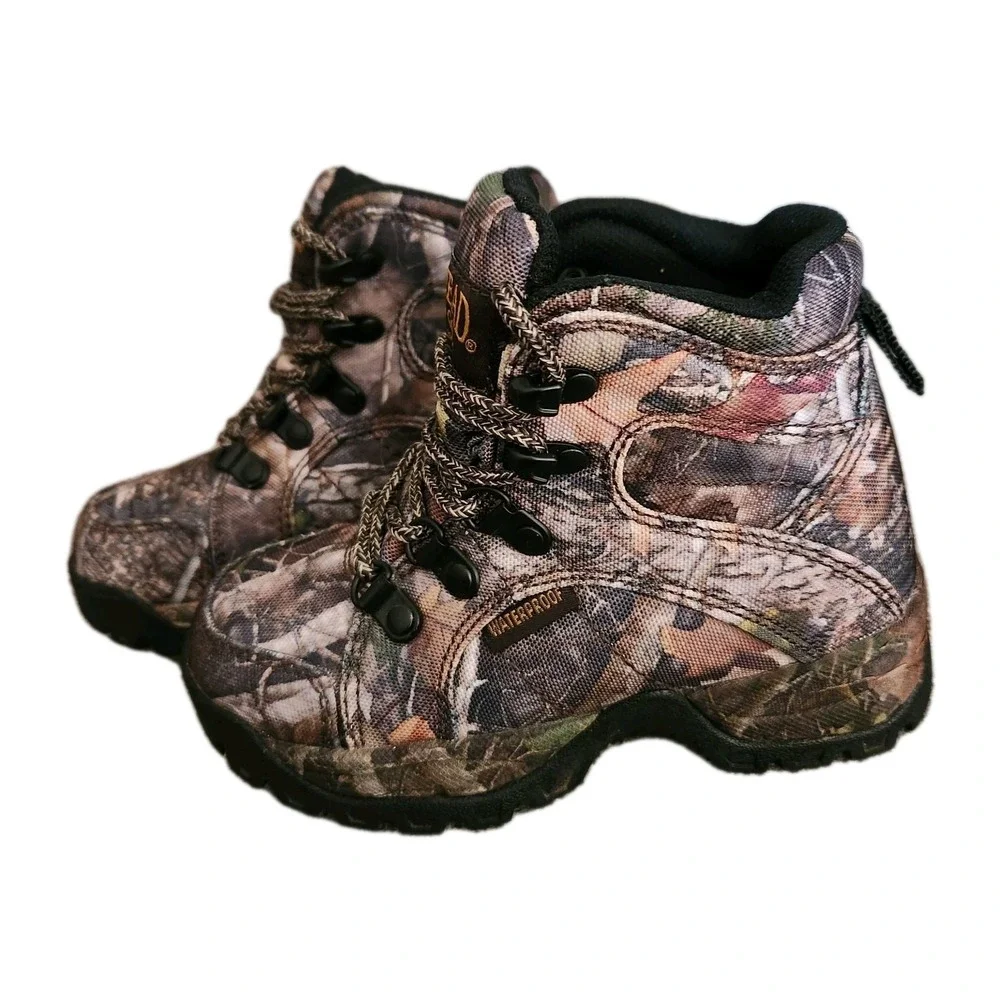 RedHead 900 D True Timber Kanati Waterproof Boots Hiking Hunting Camo Kid's 11
